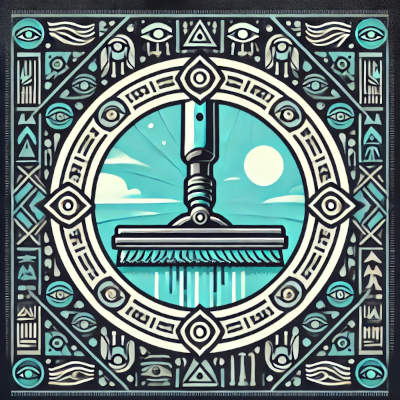 darrens mystic squeegee on a magic carpet